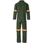 Acid Resistant Polycotton Conti Suit - Reflective Arm & Legs - Orange Tape