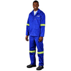 Site Premium Polycotton Jacket - Reflective Arms - Yellow Tape