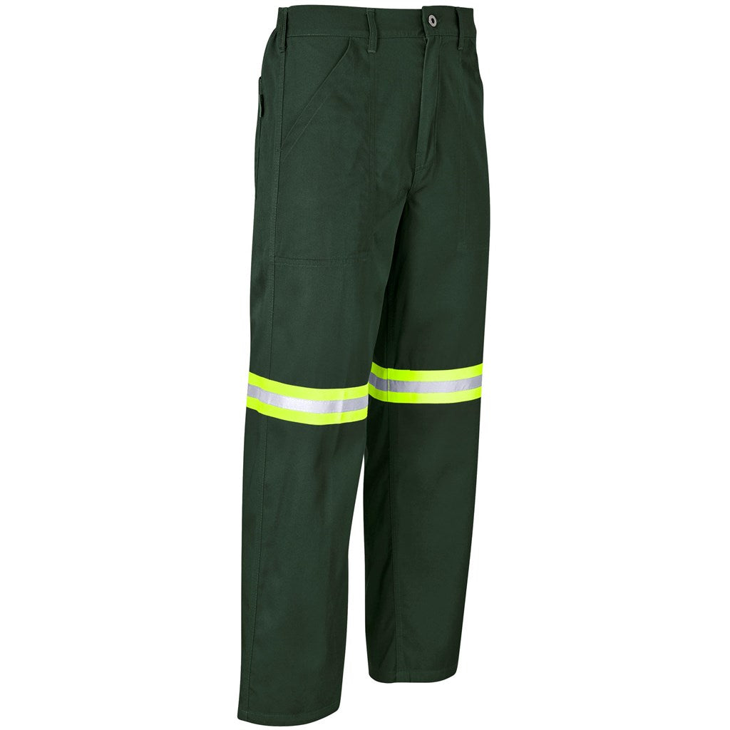 Site Premium Polycotton Pants - Reflective Legs - Yellow Tape