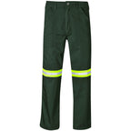 Site Premium Polycotton Pants - Reflective Legs - Yellow Tape