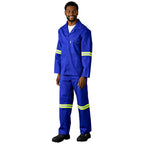 Artisan Premium 100% Cotton Jacket - Reflective Arms & Back - Yellow Tape