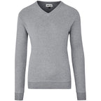 Mens Long Sleeve Peru V-Neck Jersey - Grey