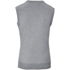 Mens Sleeveless Peru V-Neck Jersey - Grey