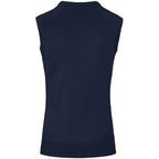 Mens Sleeveless Peru V-Neck Jersey - Navy