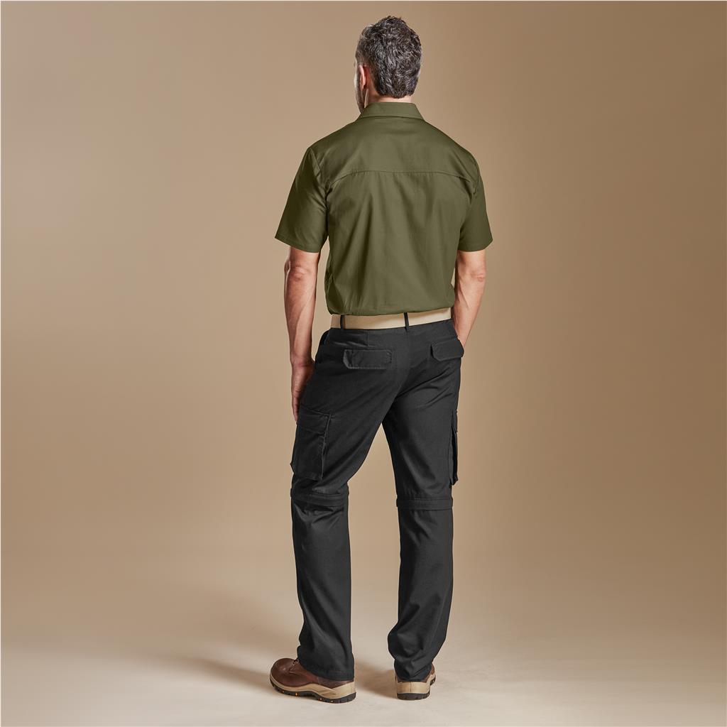 Mens Cargo Zip Off Pants