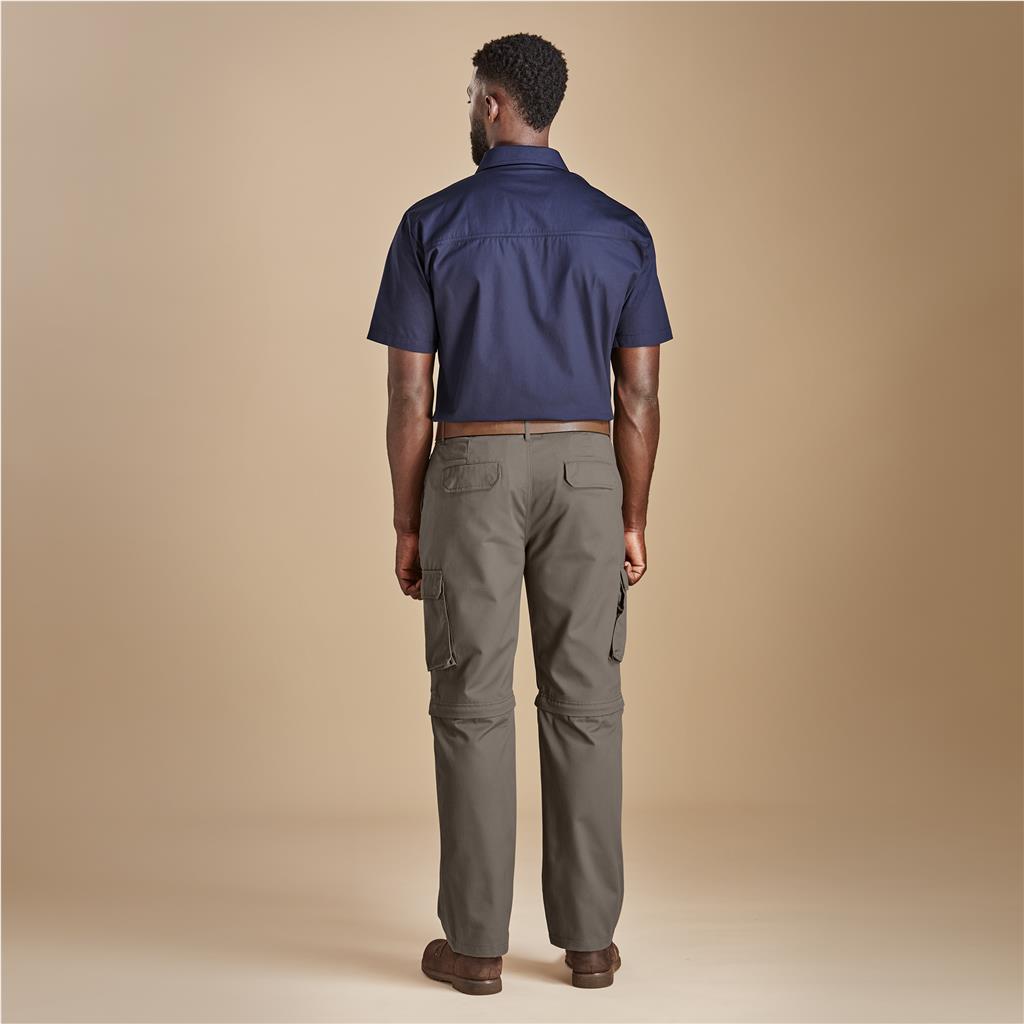 Mens Cargo Zip Off Pants