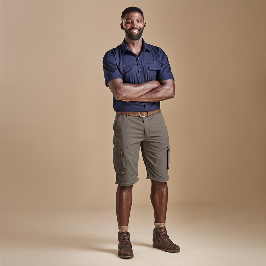 Mens Cargo Zip Off Pants