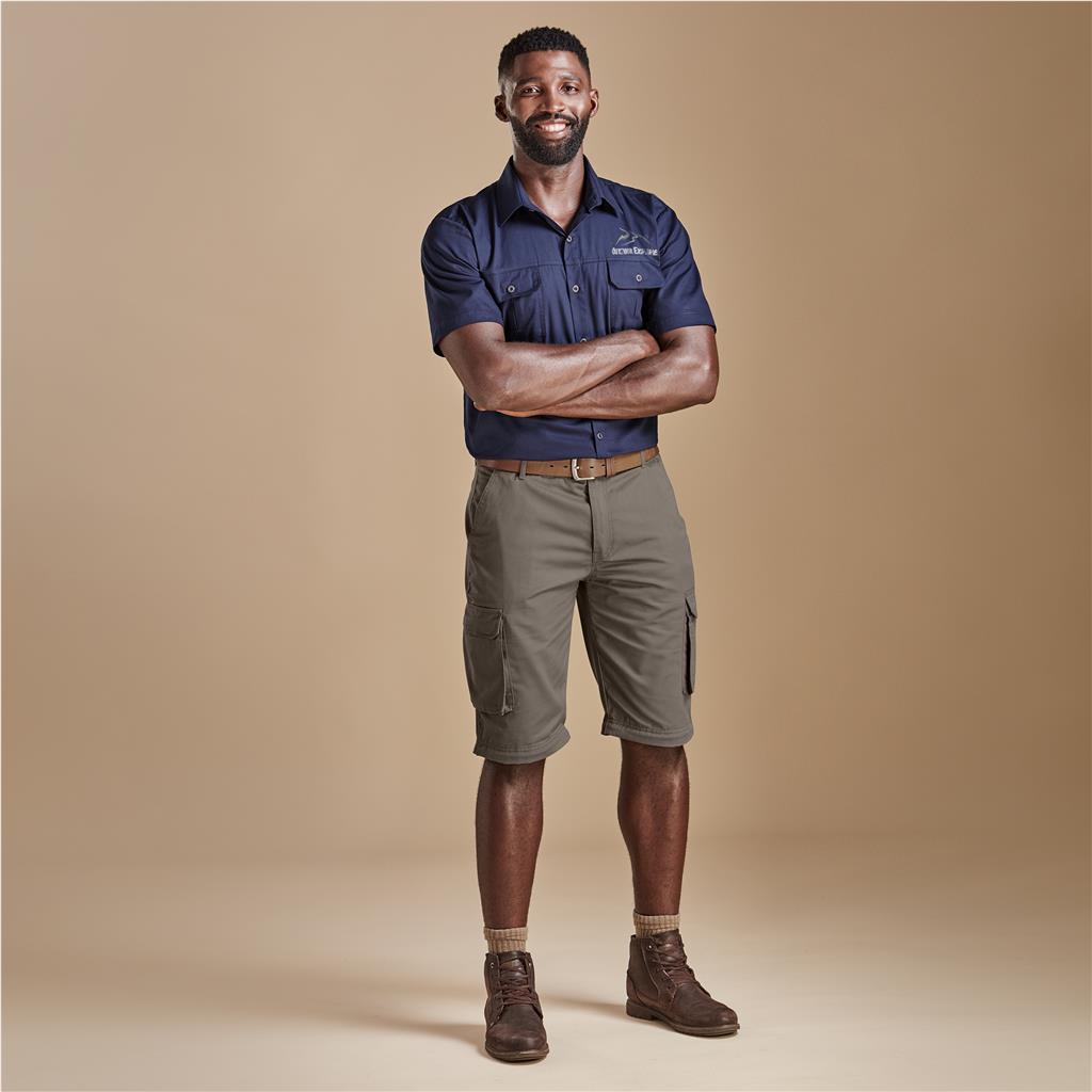 Mens Cargo Zip Off Pants