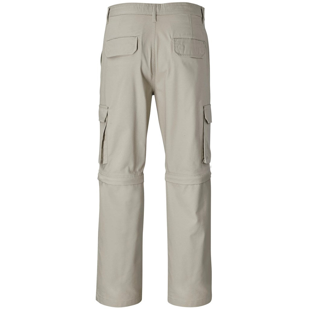 Mens Cargo Zip Off Pants