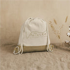 Okiyo Bijin Jute & Cotton Drawstring Bag