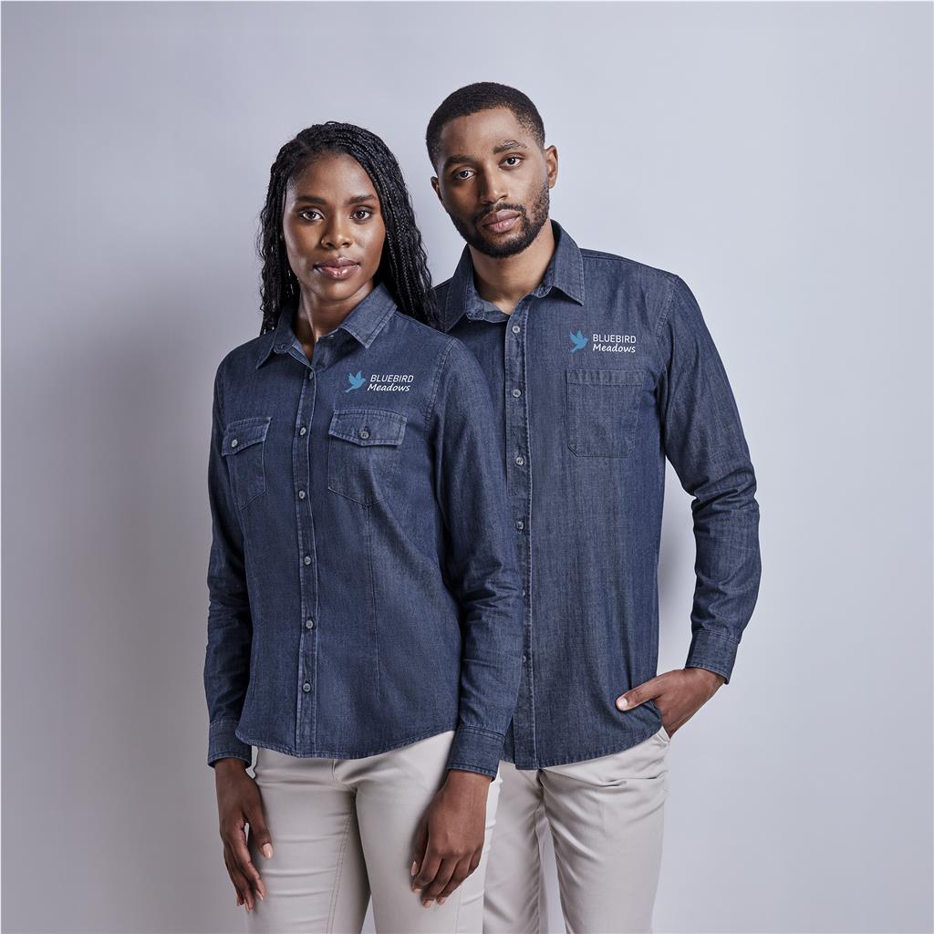 Mens Long Sleeve Eastwood Denim Shirt