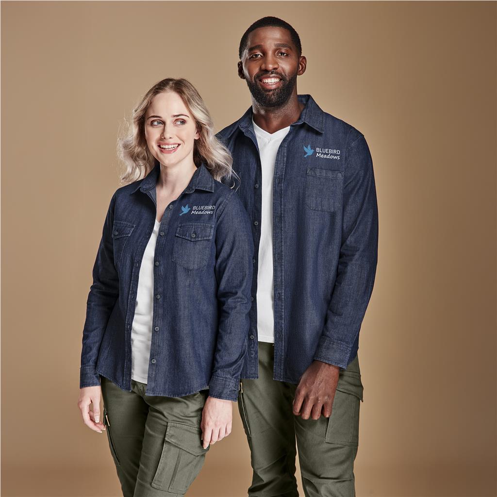 Mens Long Sleeve Eastwood Denim Shirt