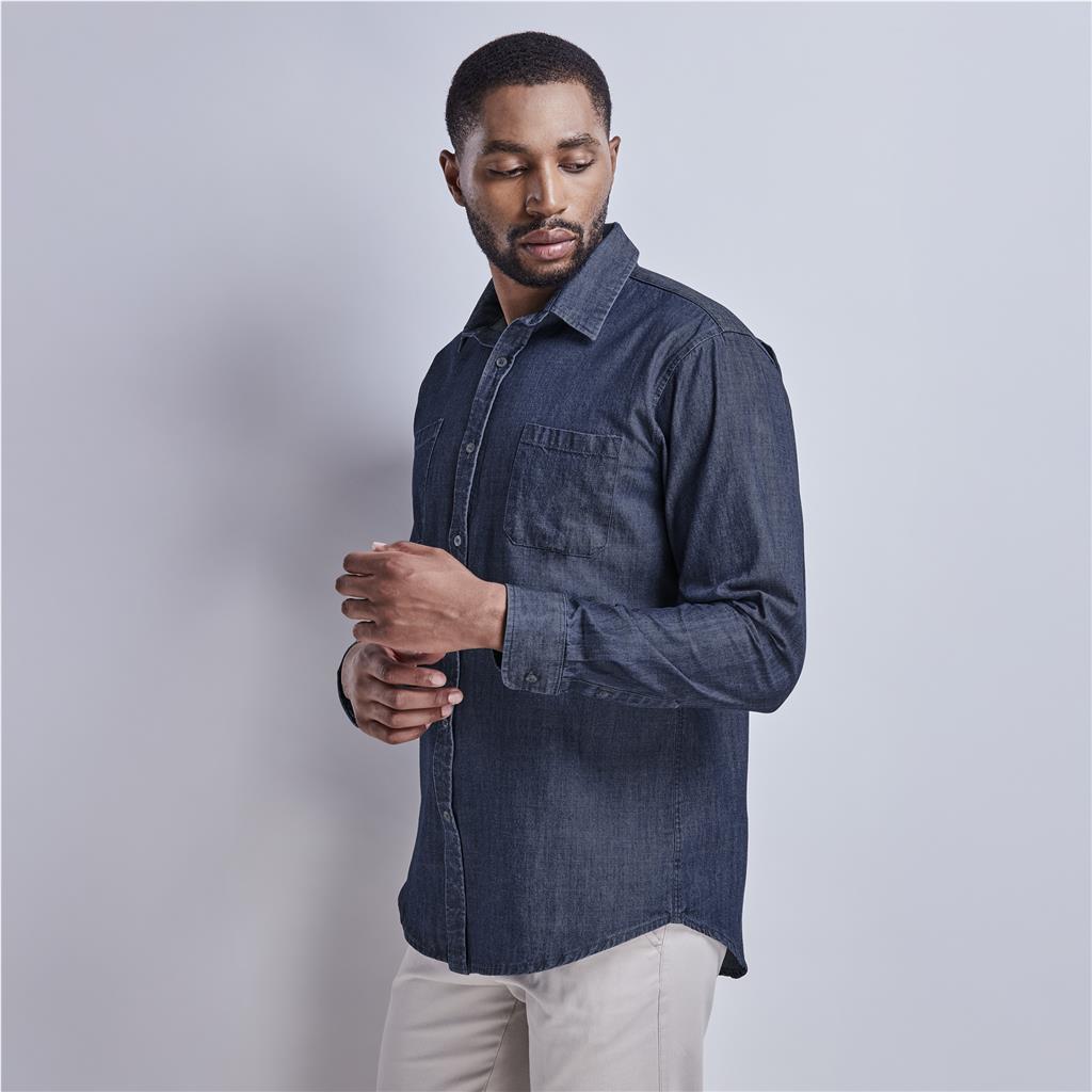 Mens Long Sleeve Eastwood Denim Shirt