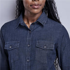 Ladies Long Sleeve Eastwood Denim Shirt