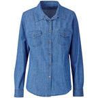 Ladies Long Sleeve Eastwood Denim Shirt