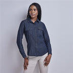 Ladies Long Sleeve Eastwood Denim Shirt
