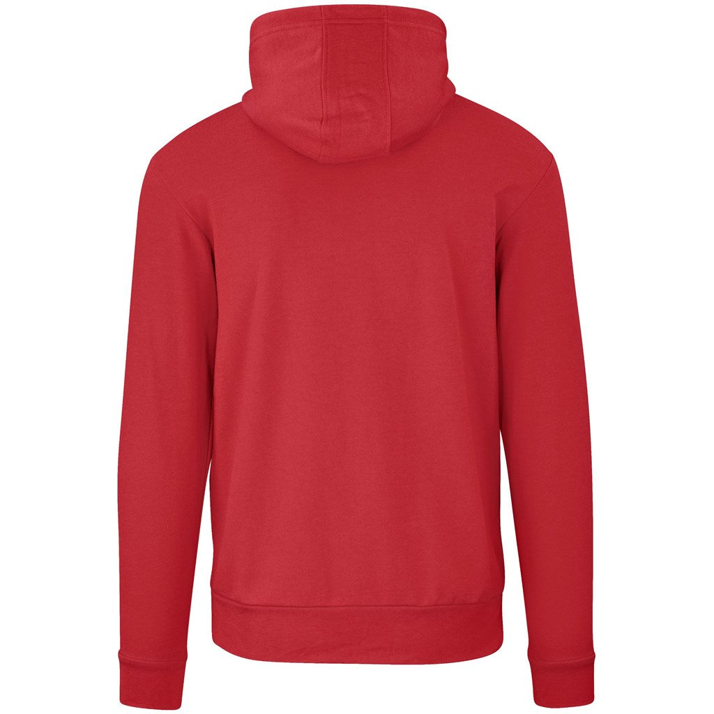 Mens Bravo Hooded Sweater - Red