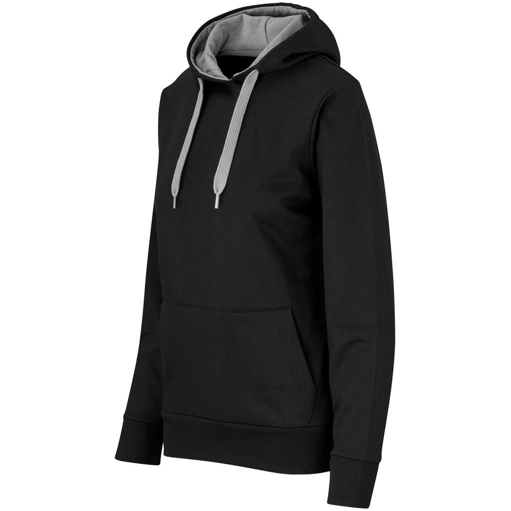 Ladies Solo Hooded Sweater - Grey