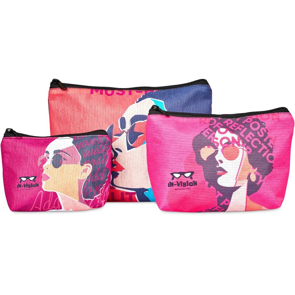 Hoppla Leanne Recycled PET Stitch-Bond Maxi Toiletry Bag
