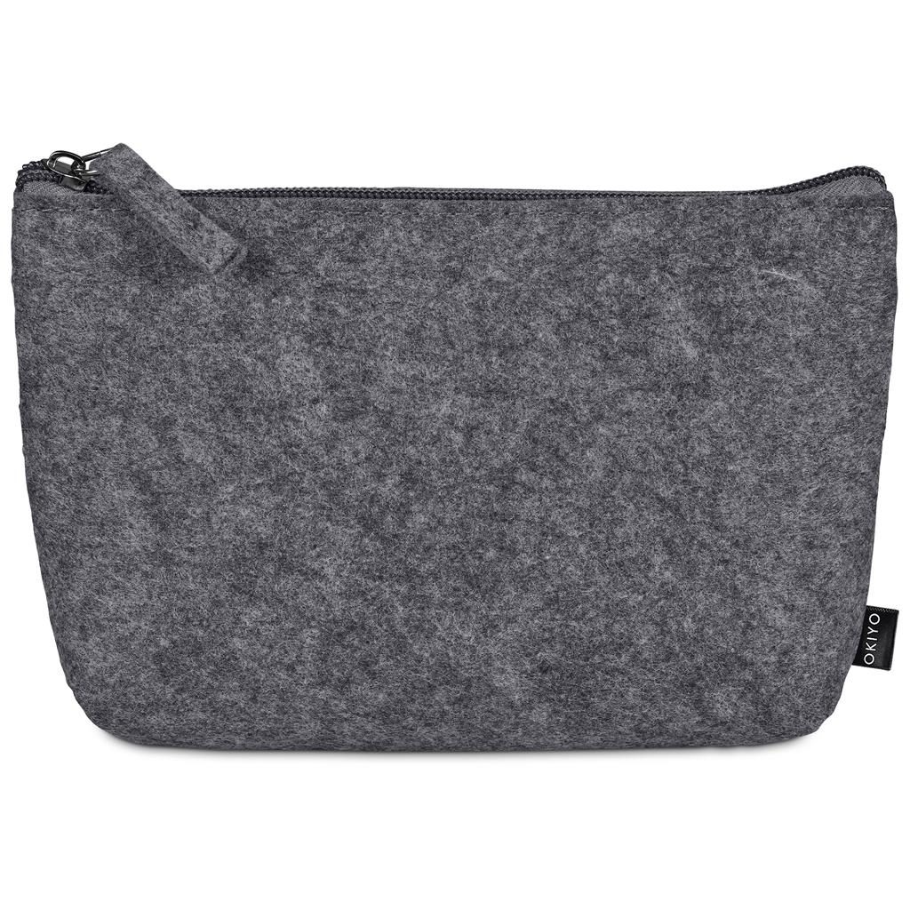 Okiyo Kesho Recycled PET Felt Mini Cosmetic Bag