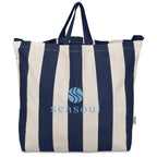 Okiyo Natsuri Recycled Cotton Canvas Large Beach Bag