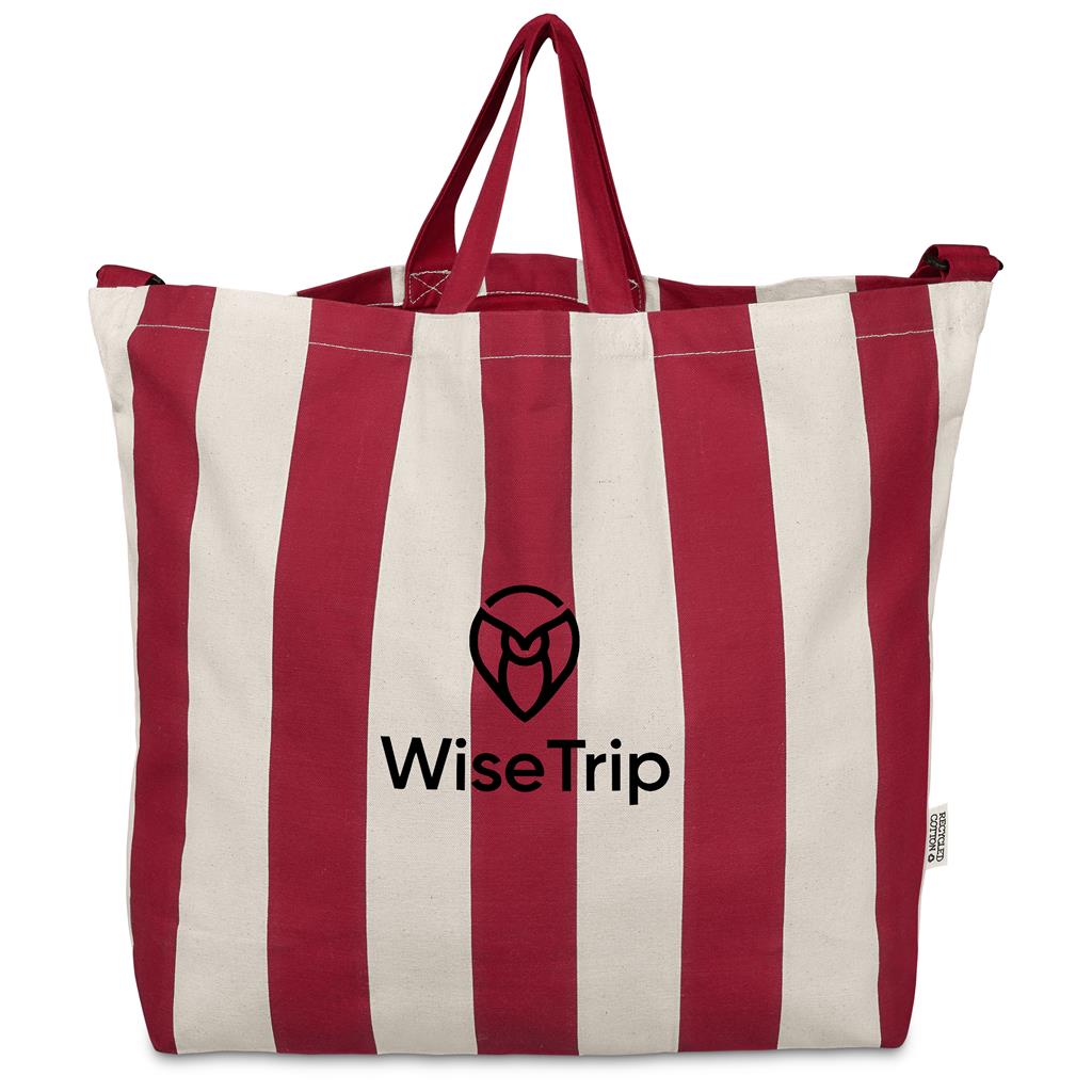 Okiyo Natsuri Recycled Cotton Canvas Large Beach Bag