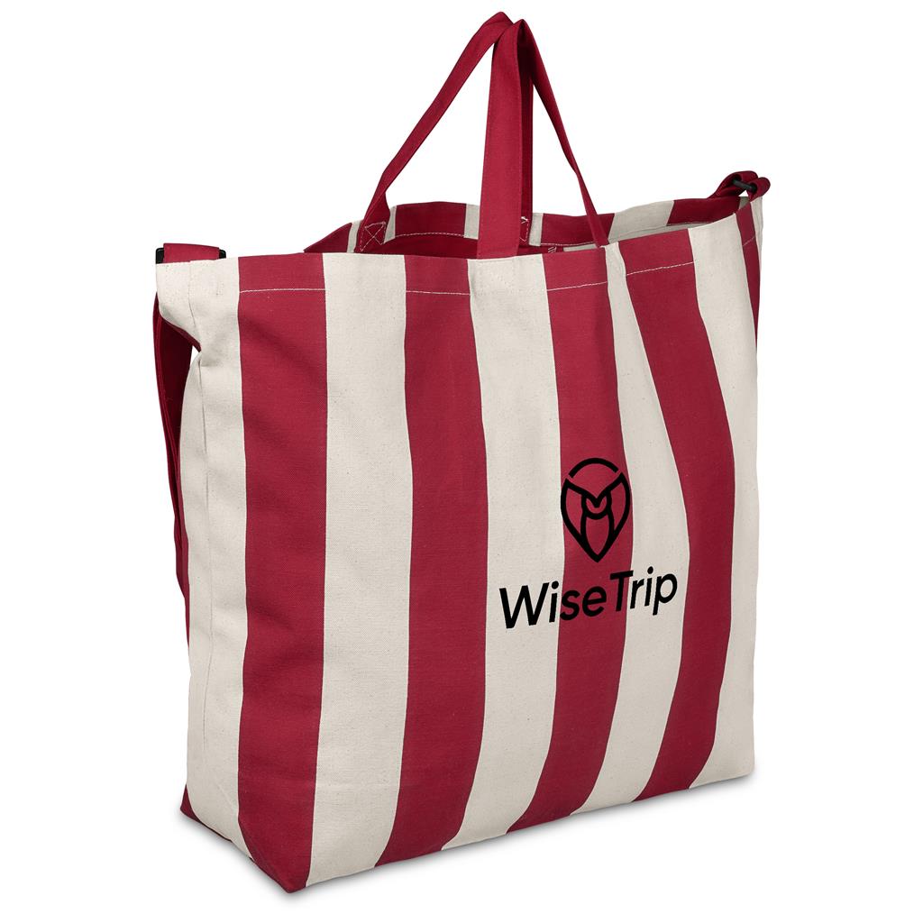 Okiyo Natsuri Recycled Cotton Canvas Large Beach Bag