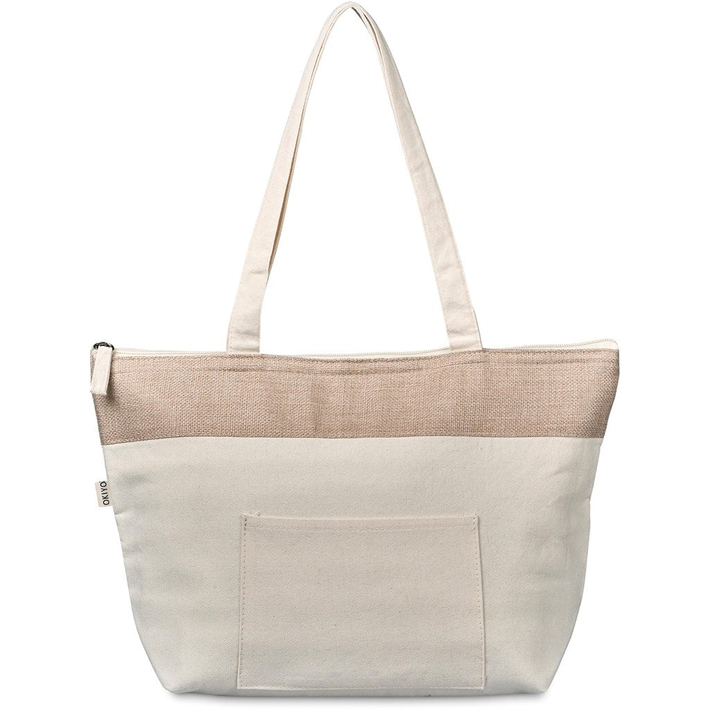 Okiyo Arshi Cotton & Jute 12 Can Lunch Cooler