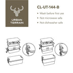 Urban Terrain Lakeside Double Layer Lunch Box & Cutlery Set