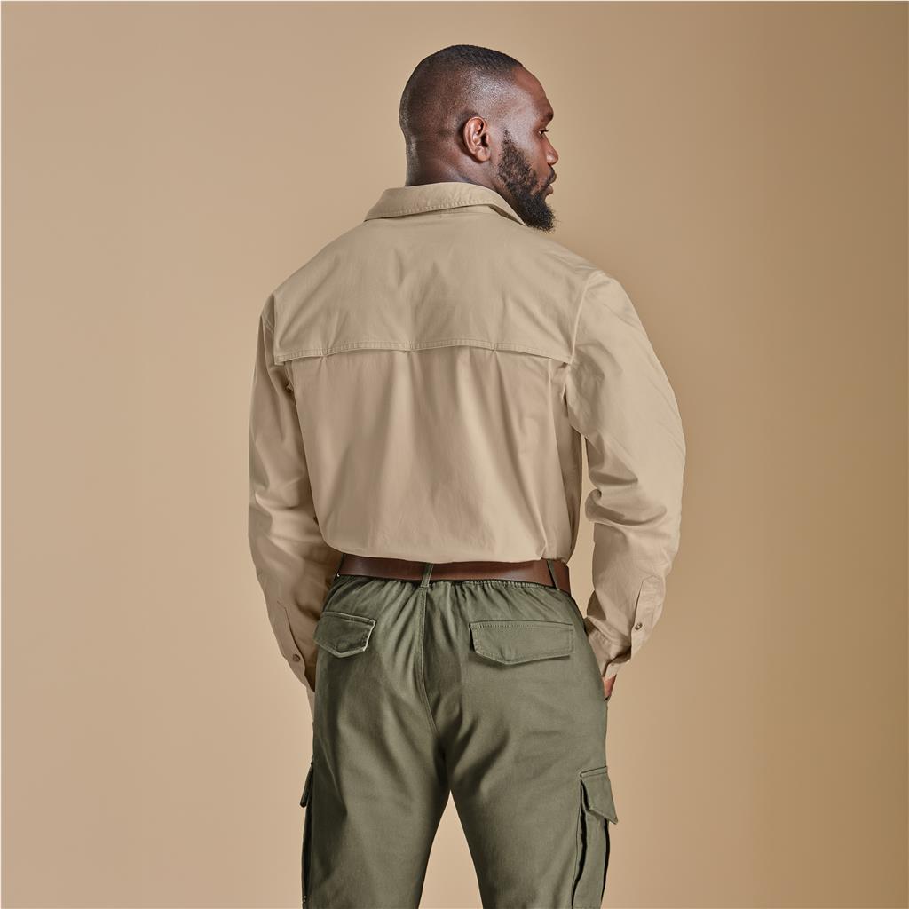 Mens Long Sleeve Mawenzi Twill Shirt