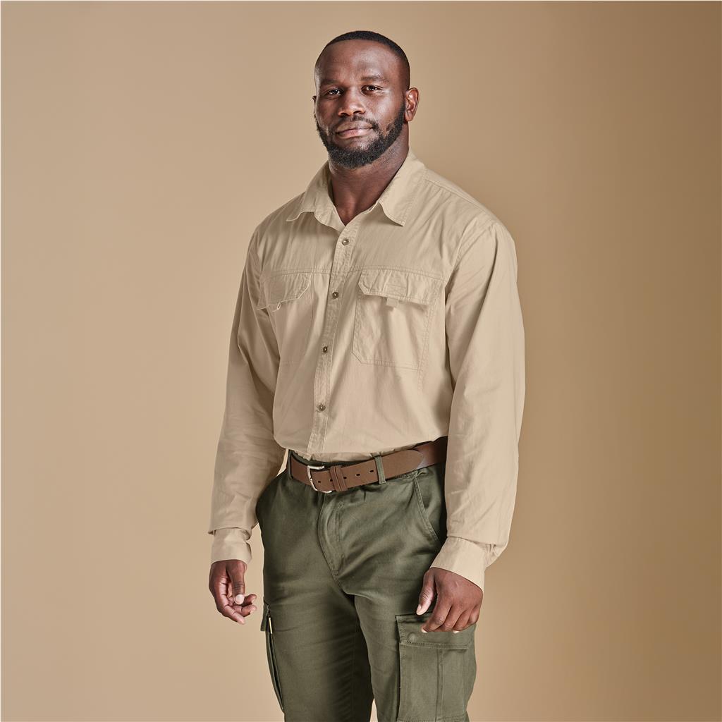 Mens Long Sleeve Mawenzi Twill Shirt