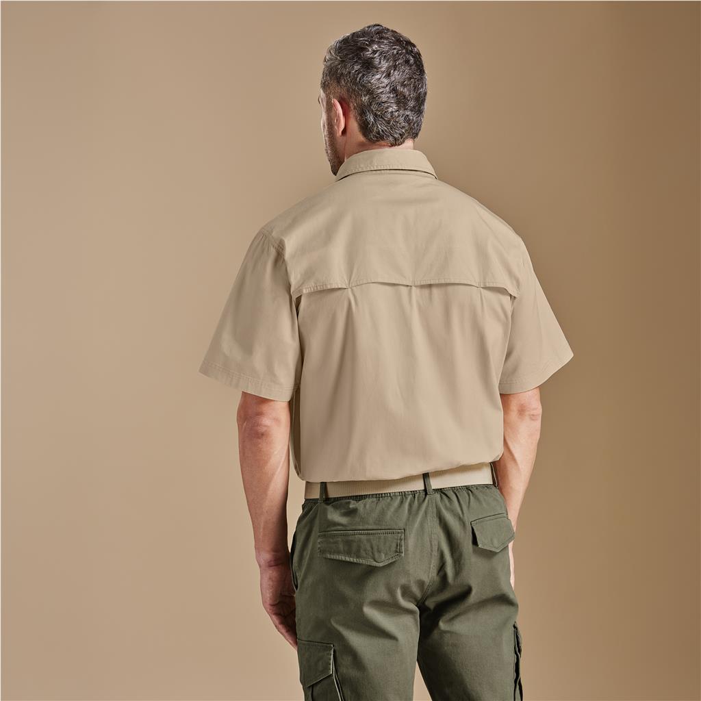 Mens Short Sleeve Mawenzi Twill Shirt