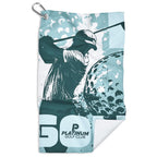 Pre-Printed Sample Hoppla Clubhouse Golf Towel - Single Sided  Branding