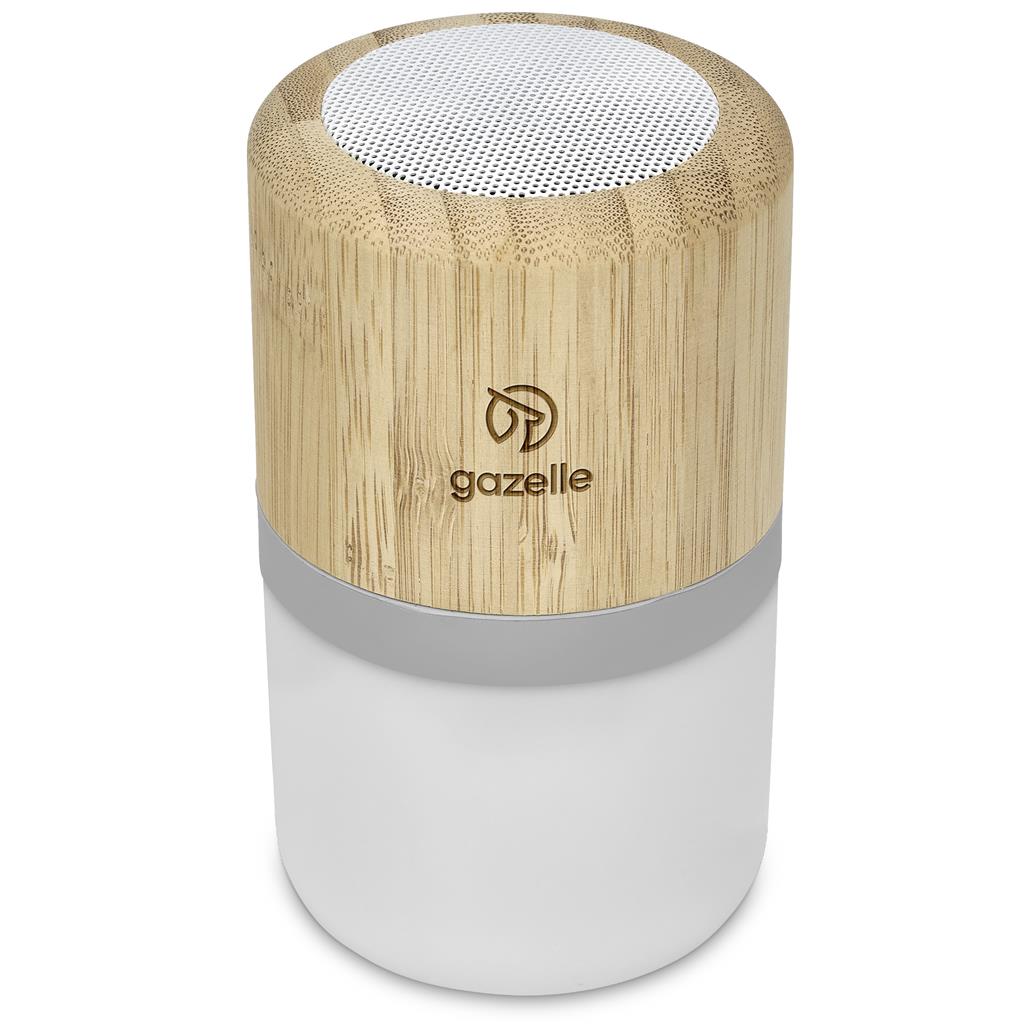 Okiyo Heiwa Bamboo Bluetooth Speaker & Night Light