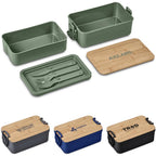 Urban Terrain Lakeside Double Layer Lunch Box & Cutlery Set