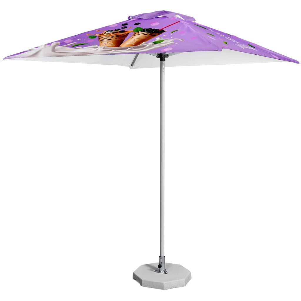 Sublimated Parasol Single Round Pole 2 x 2m