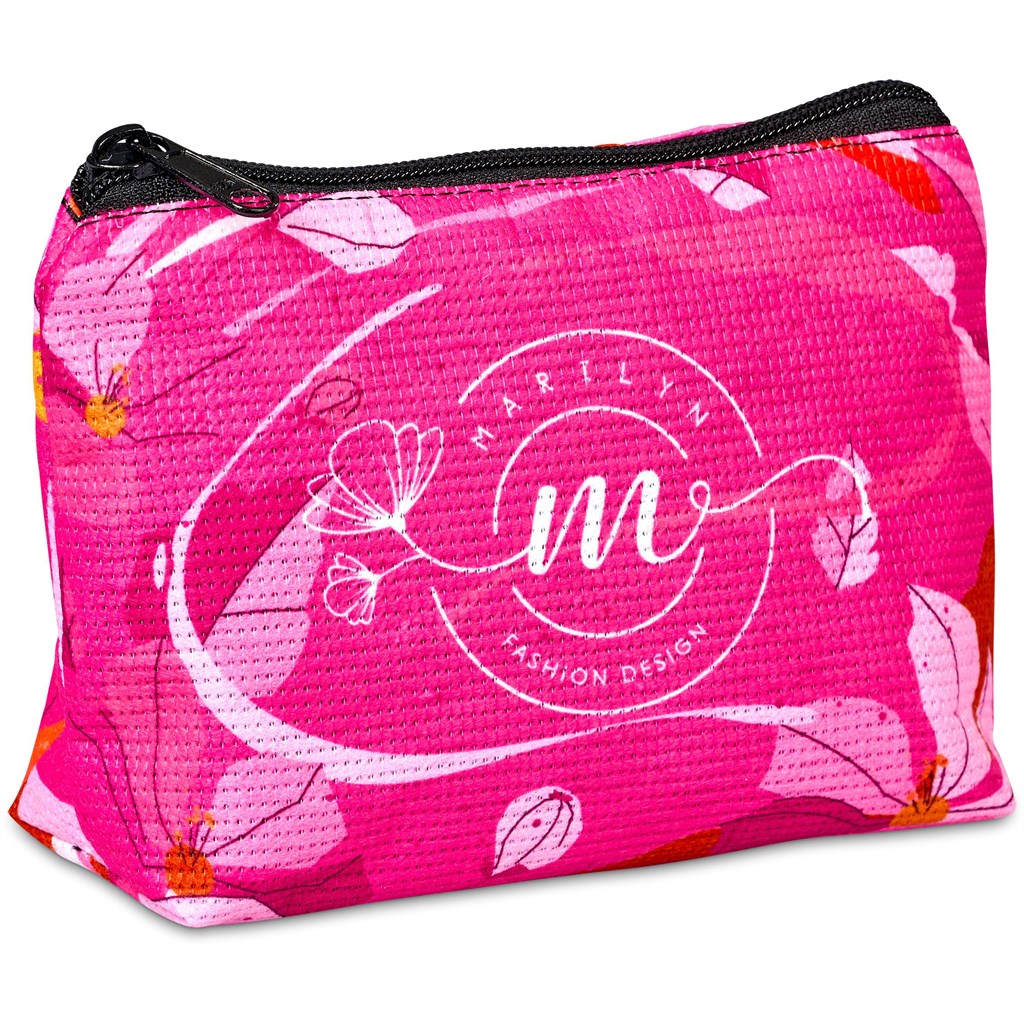 Pre-Production Sample Hoppla Recycled PET Stitch-Bond Mini Toiletry Bag
