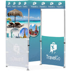 Ovation Sublimated Gazebo 1.5m X 1.5m - 2 Half-Wall Skins - 1 Full-Wall Skin