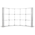 Legend Curved Banner Wall with Wings 3.5m x 2.25m