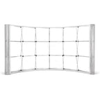Legend Curved Banner Wall with Wings 4.2m x 2.25m