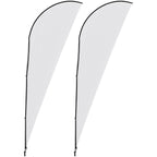 Legend 4m Sharkfin Flying Banner (Set of 2)