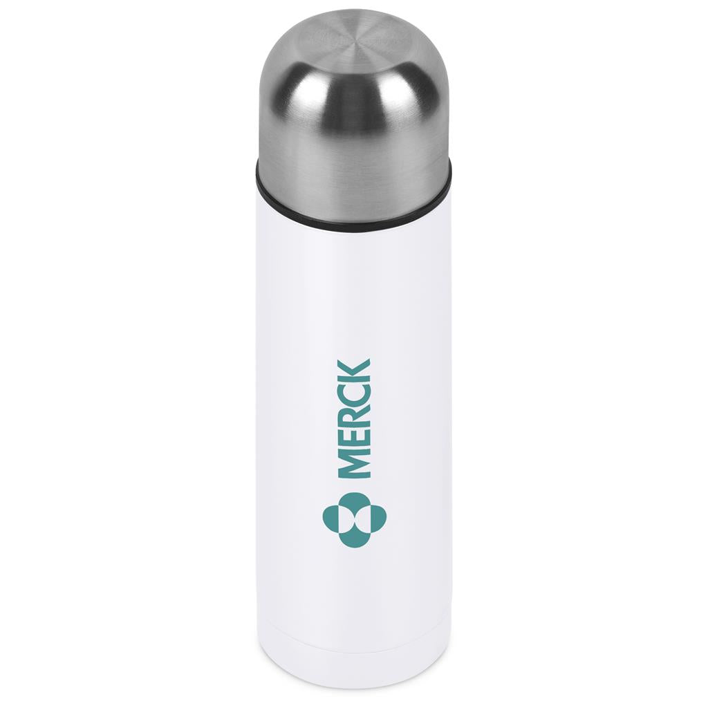 Altitude Alpaca Stainless Steel Vacuum Flask – 500ml - Solid White