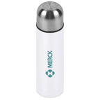 Altitude Alpaca Stainless Steel Vacuum Flask – 500ml - Solid White