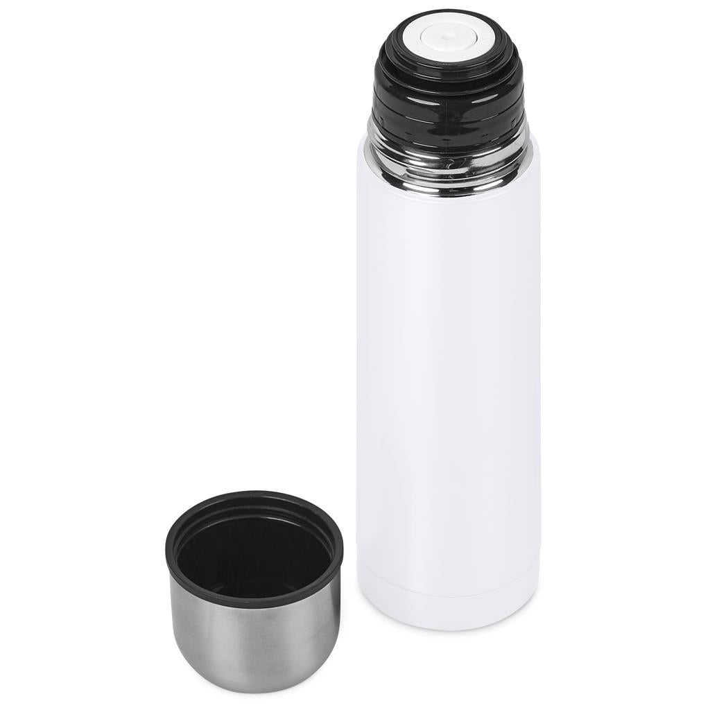 Altitude Alpaca Stainless Steel Vacuum Flask – 500ml - Solid White