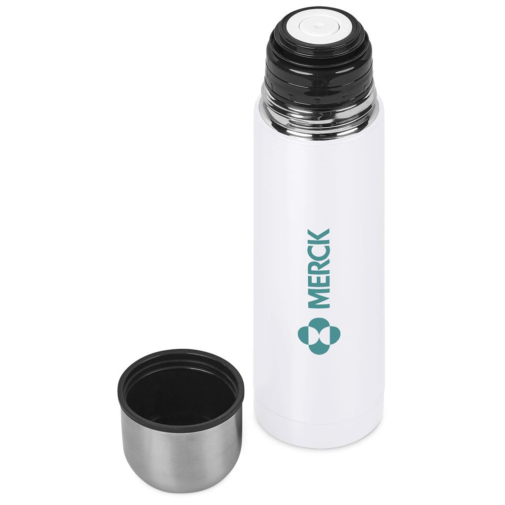 Altitude Alpaca Stainless Steel Vacuum Flask – 500ml - Solid White