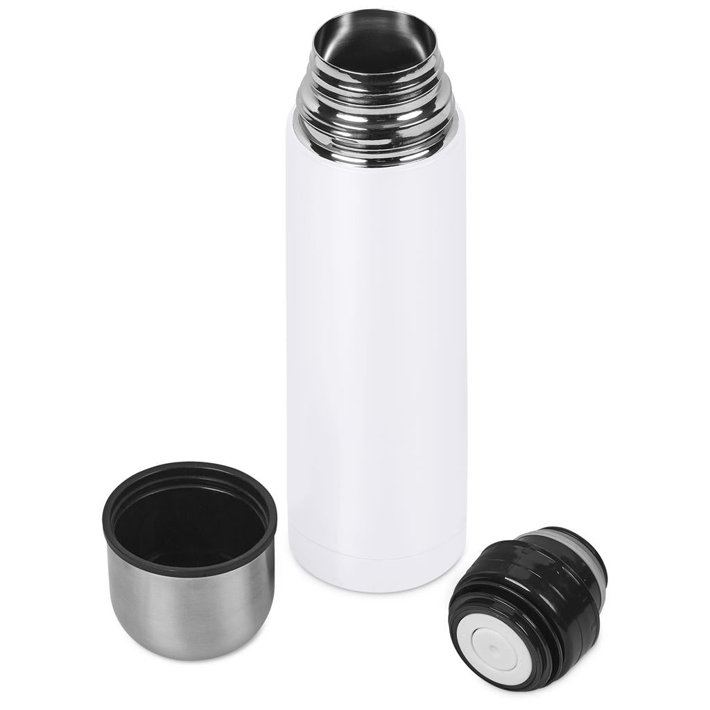 Altitude Alpaca Stainless Steel Vacuum Flask – 500ml - Solid White