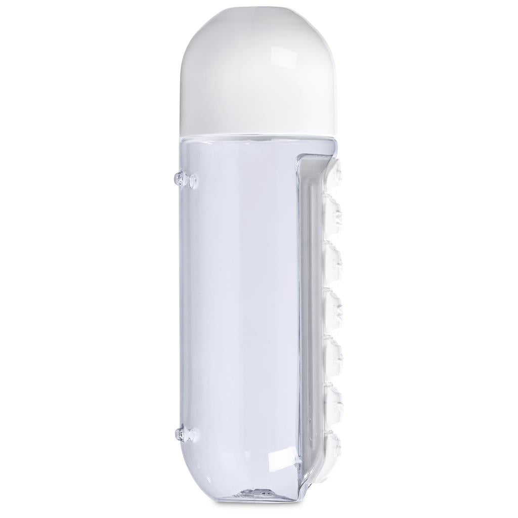 Altitude Vita-Stream Pill Box Plastic Water Bottle - 600ml