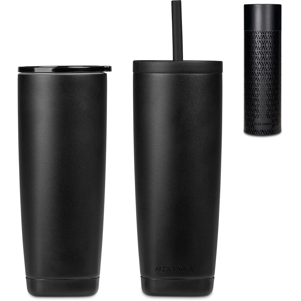 Alex Varga Aurelian Stainless Steel 2-in-1 Vacuum Tumbler & Straw