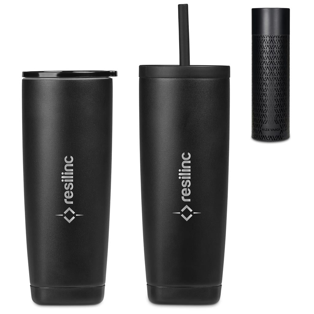 Alex Varga Aurelian Stainless Steel 2-in-1 Vacuum Tumbler & Straw - 530ml