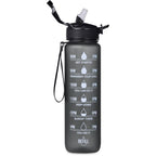 Eva & Elm Neptune Plastic Water Bottle - 1 Litre